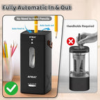 AFMAT Electric Pencil Sharpener, Fully Automatic Pencil Sharpener, Auto in & Out - Image 2
