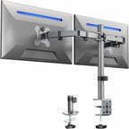 VIVO Dual Monitor Desk Mount, Heavy Duty Fully Adjustable Steel Stand, Holds 2