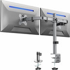 VIVO Dual Monitor Desk Mount, Heavy Duty Fully Adjustable Steel Stand, Holds 2 by VIVO