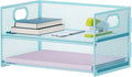 Marbrasse 2 Tier Paper Organizer Letter Tray, Mesh File Organizer by Marbrasse