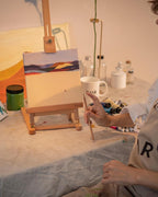 DJAR 25" Tabletop Easel for Painting, Adjustable Beech Wood Table Top Wooden - Image 6