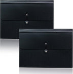 Cesil 2Pcs Expanding File Folders, 13 Pockets File Organizer Accordion File by CesilOfficeSupplies