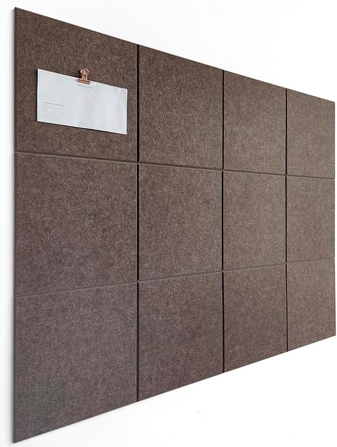 DECORITA Felt Wall Tiles | Large Cork Board Alternative | Aesthetic Felt by DesignerManufacturerofInnovativeBulletinBoardSolutionsforHomeOffice