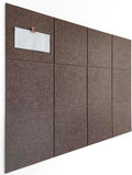 DECORITA Felt Wall Tiles | Large Cork Board Alternative | Aesthetic Felt by DesignerManufacturerofInnovativeBulletinBoardSolutionsforHomeOffice