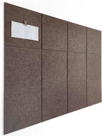DECORITA Felt Wall Tiles | Large Cork Board Alternative | Aesthetic Felt by DesignerManufacturerofInnovativeBulletinBoardSolutionsforHomeOffice