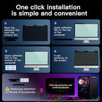 2 Pack Magnetic Hanging Computer Privacy Screen 24 Inch - Image 8