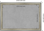 Amanti Art Silver Framed Magnetic Board 14x20 Small Vision Board - Image 4