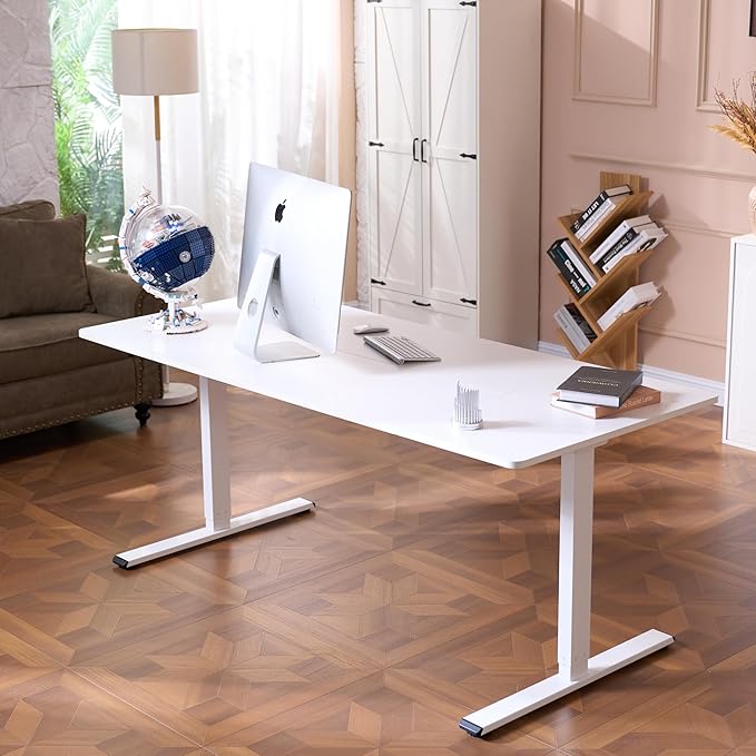 FLEXISPOT 63x28 Inch Large Dual Motor Electric Standing Desk, Home Office Desk - Image 7