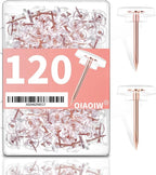 120 PCS Flat Rose Gold Push Pins by OIAOIW
