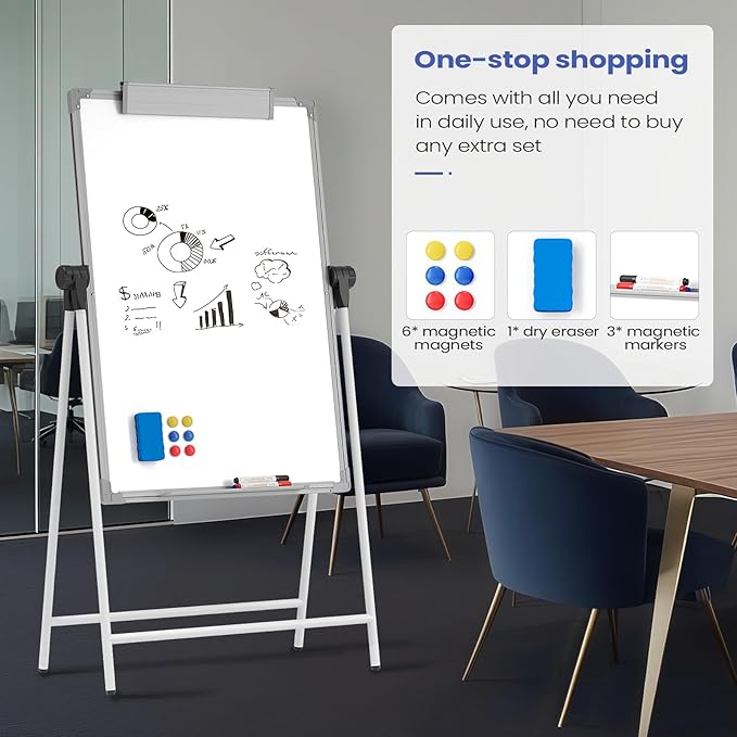 Lumspax Large Double Sided White Board - Image 4