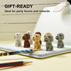 24Pcs Pencil Top Erasers for Kids, Dog Pencil Erasers Toppers Bulk, Cute Cap - Image 7