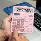 Calculators, Splaks 2 Pack Standard Functional Desktop Calculators Sola and AA - Image 6