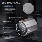 Digital Pomodoro Timer, Frosted Metal Productivity Cube Timer, 1.8 in LED - Image 7