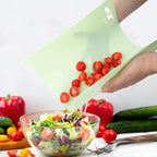 ZVP Plastic Cutting Boards for Kitchen, Flexible Cutting Mats, Gradient Green - Image 4
