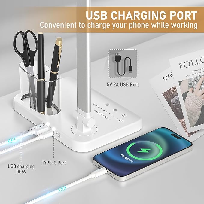 LED Desk Lamp Dimmable Table Lamp - Image 2
