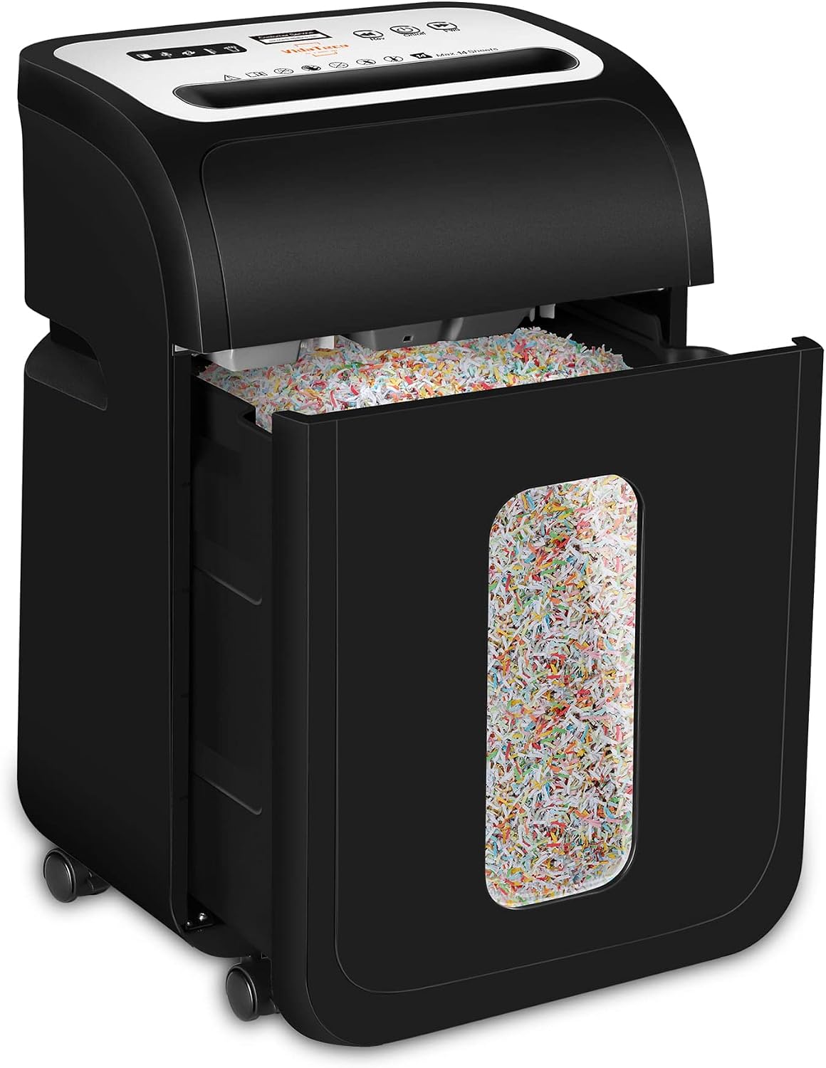 VidaTeco Paper Shredder for Home Office14-Sheet 60-Mins Micro Cut Shredder