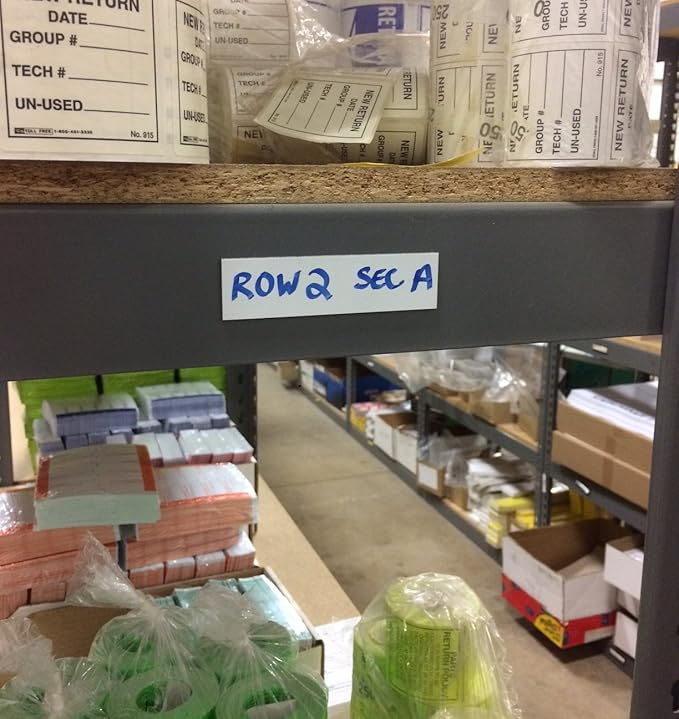 Write-On Magnetic Rack/Shelf Labels. Includes a 10-Pack of Reusable Magnetic - Image 3