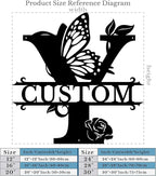 Personalized Custom Letter Name metal Signs, Custom Black Letter Monogram Wall - Image 5
