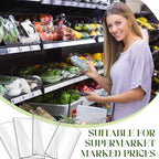72 Pieces Clear Plastic Adhesive Shelf Tag & Price Label Holders - Image 6