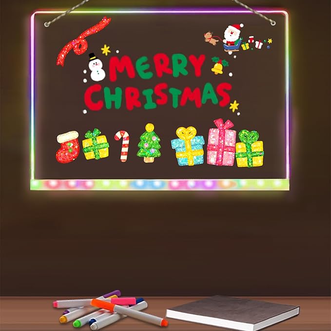 SetGame LED Drawing Board for Kids, 16 Inch Doodle LED Note Boards - Image 6