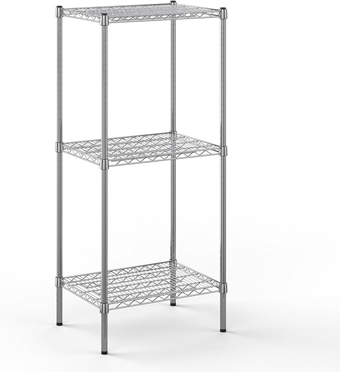 Regal Altair 18" Deep x 24" Wide x 54" Height Wire Shelving Kit | 3-Tier | NSF by Regal+Altair