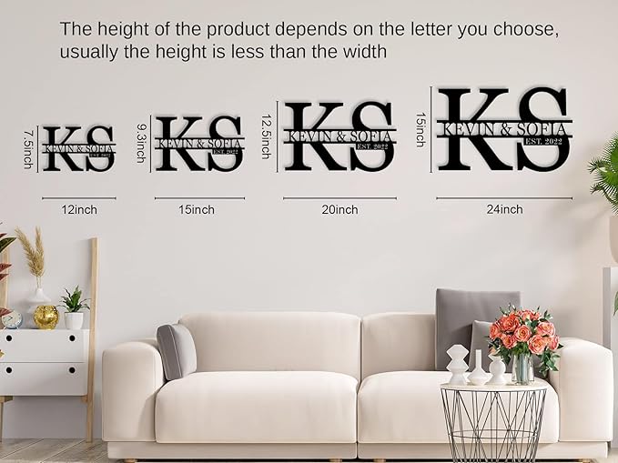 Valentine's Day gifts for 2026 Custom Metal Wedding Anniversary Sign, - Image 2