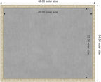 Amanti Art Silver Framed Magnetic Board 34x42 X-Large Vision Board - Image 2
