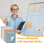 Funny Notepads with Sayings Sticky Funny Office Supplies to Do List Sarcastic - Image 6