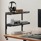 ART-GIFTREE Clamp On Desk Shelf 2-Tier, 16.5 in Wood Shelving Unit - Image 9
