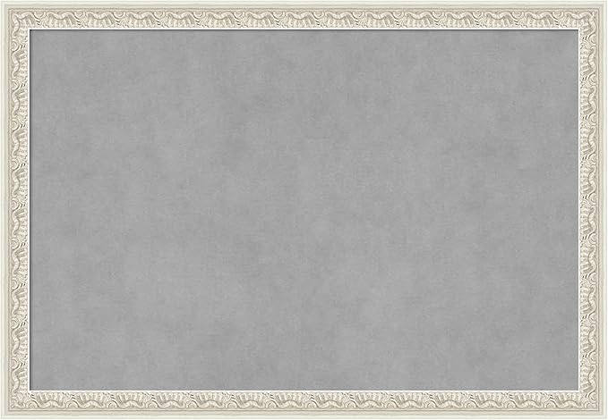 Amanti Art Silver Framed Magnetic Board 18x26 Medium Vision Board by AmantiArt