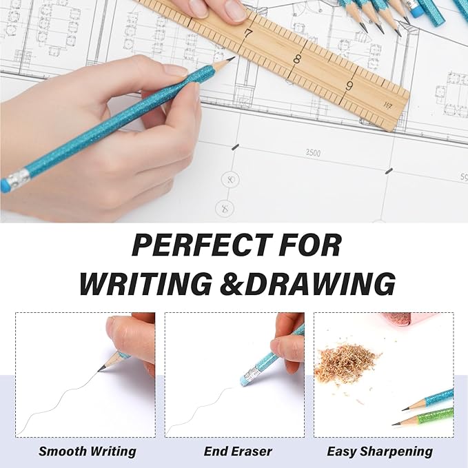 TecUnite 120 Pcs #2 HB Pencils - Image 3