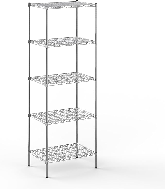 Regal Altair 21" Deep x 30" Wide x 86" Height Wire Shelving Kit | 5-Tier | NSF by Regal+Altair