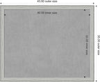 Amanti Art Silver Framed Magnetic Board 35x43 X-Large Vision Board - Image 3