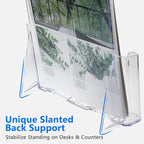 Argvey Acrylic Brochure Holder 8.5 x 11 inches, 4 Pack Clear Brochure Display - Image 3