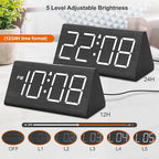 DreamSky Wooden Digital Alarm Clocks - Image 4