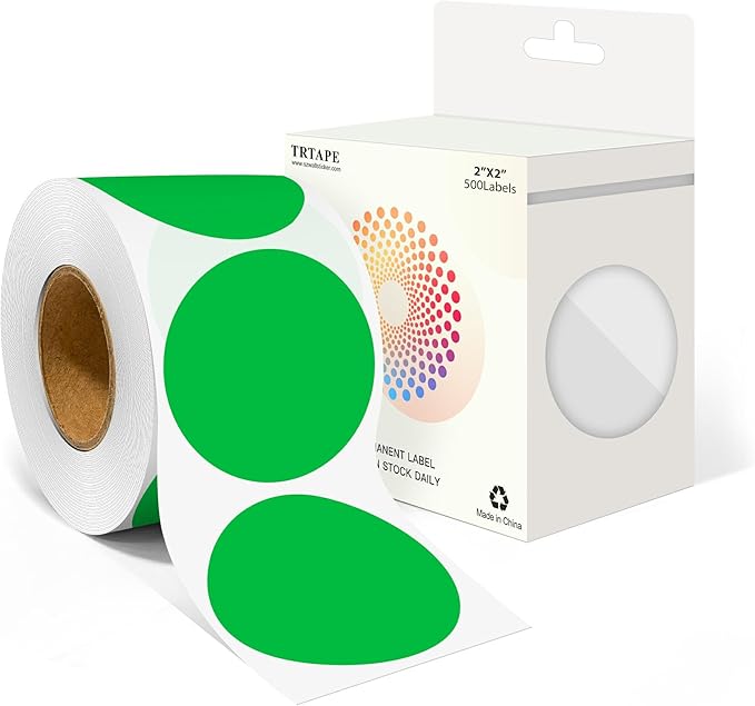 2 Inch Round Color Coding Labels by Unknown