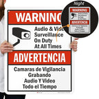 SmartSign 30 x 24 inch “Warning - Image 2