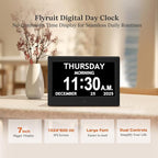 7'' Dementia Clock For Seniors, Large Display Digital Clock - Image 2