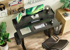 Claiks Standing Desk with Drawers, Stand Up Electric Standing Desk Adjustable - Image 2