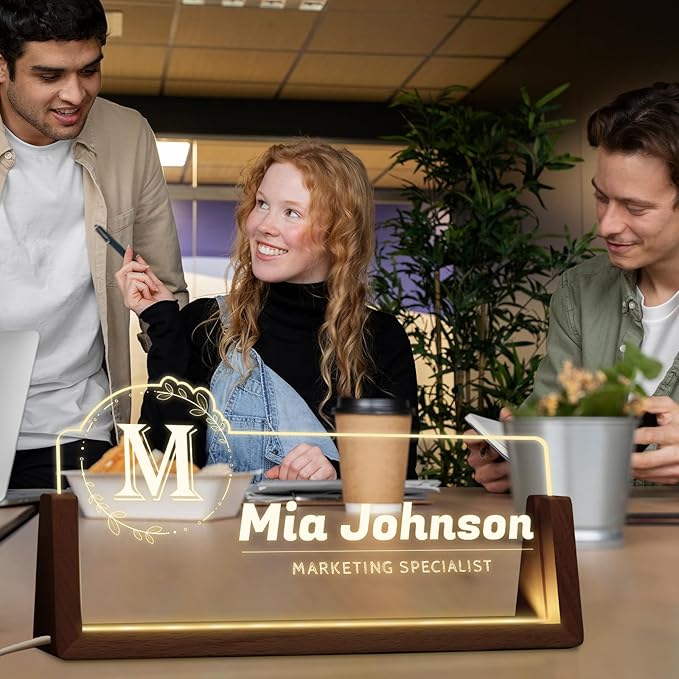 Desk Name Plate Personalized, Office Name Plate - Image 8