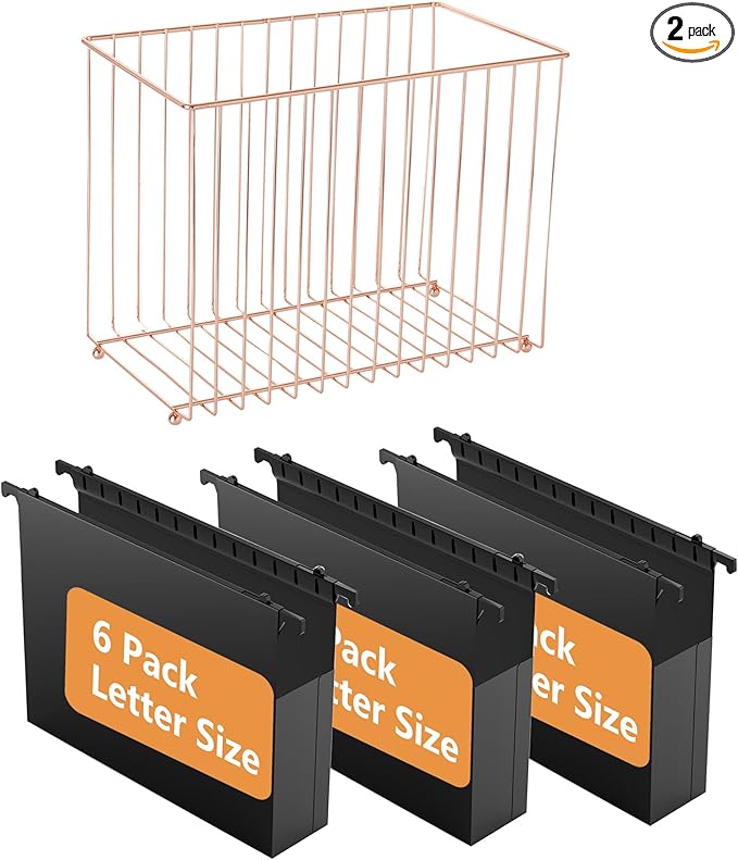 Hanging rose gold file manager, equipped by FeiBi