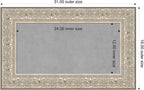 Amanti Art Silver Framed Magnetic Board 19x31 Small Vision Board - Image 2