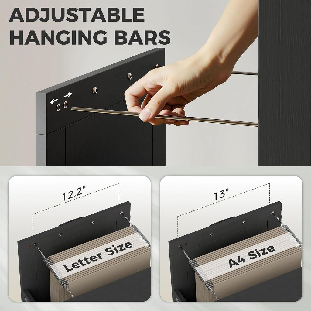 homcom 3 drawer file cabinet printer stand silent, package contents