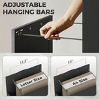 homcom 3 drawer file cabinet printer stand silent, package contents