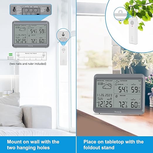 DreamSky Weather Station Indoor Outdoor Thermometer Wireless - Image 6