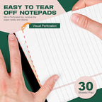 Roneky 12 Pack Note Pads 5x8, Small Legal Pads 5x8 White Writing Paper - Image 3