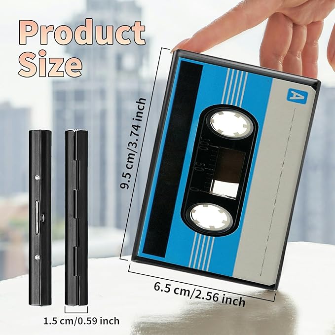 BWEGRHE Slim Credit Card Holder, Aluminum Minimalist Hard Case Pocket-Sized - Image 2
