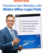 Mintra Office Legal Writing Pads – White Narrow Ruled Paper - Image 3