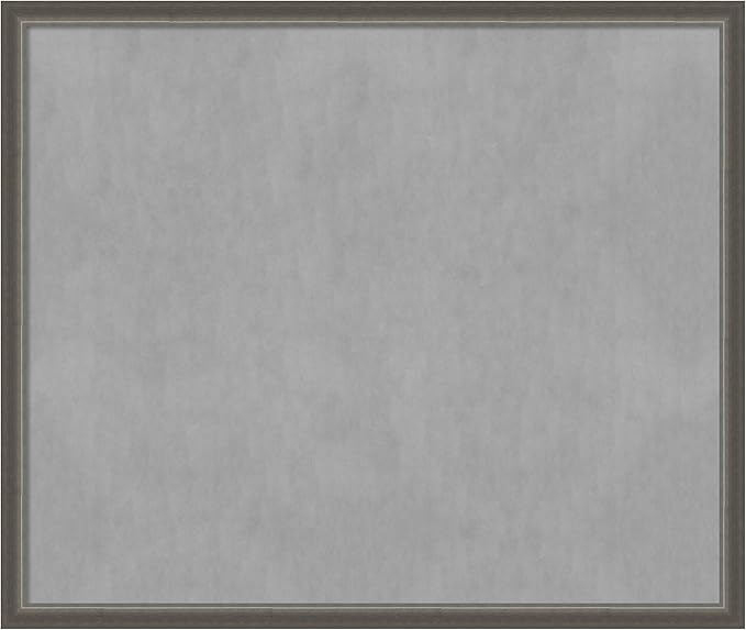 Amanti Art Silver Framed Magnetic Board 43x51 Oversize Vision Board by AmantiArt