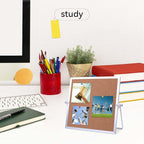kdafio 9.8"×9.8" Cork Board Bulletin Board, Double Sided Pin Board - Image 6